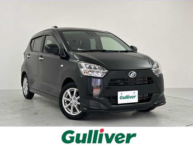 ダイハツ ミラ イース G リミテッド SAⅢ 大阪府 2019(令1)年 2.2万km ブラックマイカメタリック 純正メモリナビゲーション		/【フルセグ/Bluetooth/DVD/MSP】		/バックカメラ		/純正14inアルミホイール+サマータイヤ：装着			/フロント・サイド・リアエアロパーツ		/ETC		/LEDヘッドライト（AUTO機能付き）		/シートヒーター		/横滑り防止機能		/衝突軽減システム		/車線逸脱防止システム				/スマートキー				/プッシュスタート		/コーナーセンサー			/純正フロアマット			/取扱説明書/新車保証書