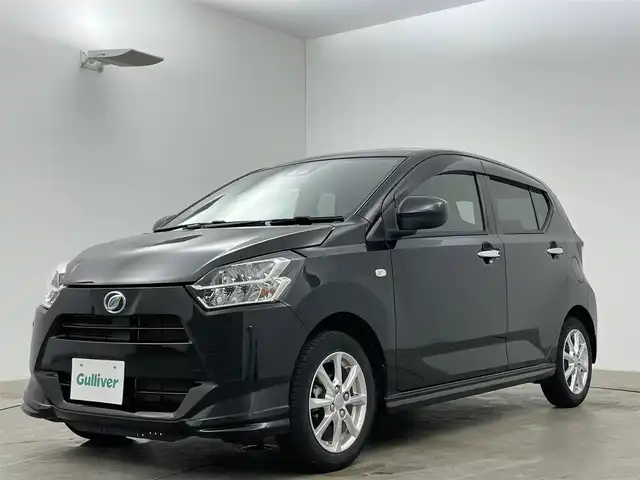 ダイハツ ミラ イース G リミテッド SAⅢ 岡山県 2019(令1)年 2.2万km ブラックマイカメタリック 純正メモリナビゲーション		/【フルセグ/Bluetooth/DVD/MSP】		/バックカメラ		/純正14inアルミホイール+サマータイヤ：装着			/フロント・サイド・リアエアロパーツ		/ETC		/LEDヘッドライト（AUTO機能付き）		/シートヒーター		/横滑り防止機能		/衝突軽減システム		/車線逸脱防止システム				/スマートキー				/プッシュスタート		/コーナーセンサー			/純正フロアマット			/取扱説明書/新車保証書