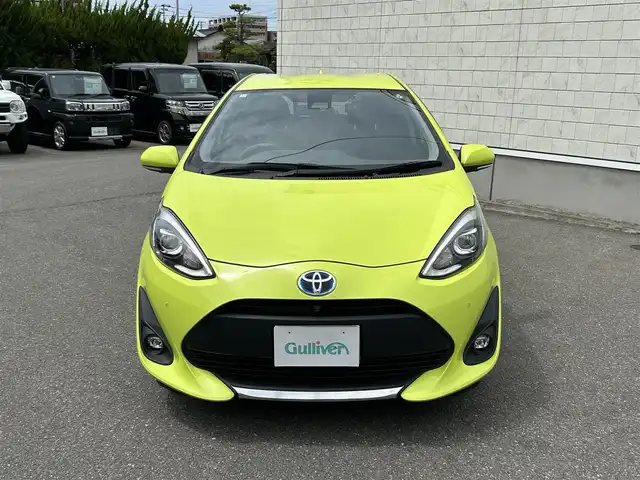 トヨタ アクア G 山形県 2020(令2)年 2.1万km サーモテクトライムグリーン 禁煙車/純正ナビ/ワンセグTV/FM/AM/CD/Bluetooth/全方位カメラ/前後ドライブレコーダー/横滑り防止装置/クルーズコントロール/衝突軽減ブレーキ/純正バイザー/純正マット/スペアキー/スマートキー/フォグランプ/AUTOライト/ETC2.0/ダブルエアバック