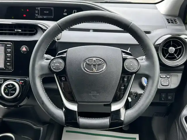 トヨタ アクア G 山形県 2020(令2)年 2.1万km サーモテクトライムグリーン 禁煙車/純正ナビ/ワンセグTV/FM/AM/CD/Bluetooth/全方位カメラ/前後ドライブレコーダー/横滑り防止装置/クルーズコントロール/衝突軽減ブレーキ/純正バイザー/純正マット/スペアキー/スマートキー/フォグランプ/AUTOライト/ETC2.0/ダブルエアバック