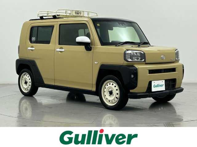 ダイハツ タフト G 熊本県 2020(令2)年 2.3万km サンドベージュメタリック 禁煙車/ガラスルーフ　/純正ナビ（ＣＤ・ＤＶＤ・フルセグ・ＢＴ・ＵＳＢ）/純正前後ドライブレコーダー　/バックカメラ　/前席シートヒーター　/前後クリアランスソナー　/衝突軽減ブレーキ　/横滑り防止　/アイドリングストップ/パーキングアシスト/ルーフレール/純正フロアマット/純正１５インチAW/オートライト/LEDヘッドライト/スマートキー/プッシュスタート/取扱説明書