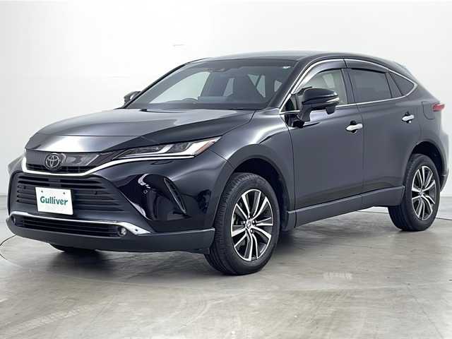 トヨタ ハリアー G 道央・札幌 2021(令3)年 3.6万km ブラック ・ワンオーナー/・4WD/・純正メモリナビ/・バックカメラ/・パワーバックドア/・Toyota　Safety　Sense/・プリクラッシュセーフティ/・レーントレーシングアシスト/・レーダークルーズコントロール/・オートマチックハイビーム/・ロードサインアシスト/・純正デジタルインナーミラー/・D席パワーシート/・クリアランスソナー/・ETC/・ドライブモード切替/・純正フロアマット