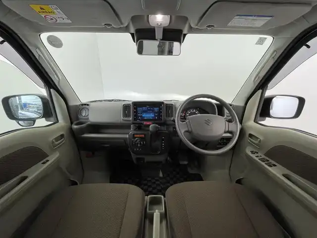 スズキ エブリイ JOINターボ 群馬県 2024(令6)年 1.8万km クールカーキPM 純正７DA　バックカメラ　衝突軽減ブレーキ　車線逸脱警報　シートヒーター　両側パワースライドドア　アイドリングストップ　ＬＥＤヘッドライト　コーナーセンサー　オートライト　スマートキー　禁煙車