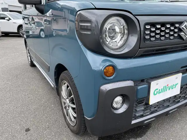スズキ スペーシア ギア HYBRID XZターボ 道央・札幌 2020(令2)年 9.9万km デニムブルー ガンメタリック 2トーン 登録時走行距離98/439km/ターボ車/寒冷地仕様/社外メモリナビ(CD/DVD/FM/AM/SD/BT)/フルセグテレビ（走行中視聴可能）/スズキセーフティサポート/ウィンカーミラー/クルーズコントロール（追従走行あり）/ドアバイザー/プッシュスタート/両側パワースライドドア/前席シートヒーター/横滑り防止装置/ルーフレール/スマートキー/スペアキー×１/電動格納ミラー/後席テーブル/フォグランプ/ステアリングスイッチ/パドルシフト/ワイパー間欠時間コントローラー/PWRスイッチ/盗難防止装置/オートマチックハイビーム/積込冬タイヤ（純正AW/155/65/R14/22年製/溝4ｍｍ）