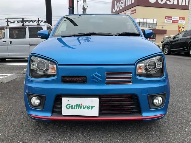 スズキ アルト ワークス 滋賀県 2019(平31)年 1.3万km ブリスクブルーM ワンオーナー/JAAA検査実施済み車両/検査時走行12313キロ/直列3気筒DOHC12バルブICターボ5速MT/カロッツェリアナビ（AVIC-RW901）/・フルセグTV・Bluetooth/バックモニター/純正レカロシート/純正フロントバンパーロアガーニッシュ/HKS EVC/CUSKO車高調/GREDDYインタークーラー/TRUSTエアクリーナー/モンスターフロントタワーバー/社外4連メーター/ブリッツマフラー/純正15インチAW/カロッツェリアドライブレコーダー/社外レーダー/純正マット/バイザー/取説/保証証/スペアキー/