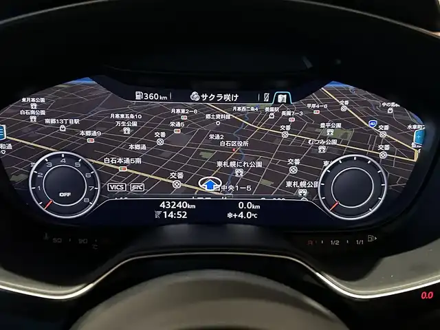アウディ ＴＴクーペ 2．0 TFSI クワトロ 道央・札幌 2015(平27)年 4.4万km グレイシアホワイトメタリック アシスタンスパッケージアドバンスト/マトリクスLEDヘッドライト/AUDIサイドアシスト/レーンアシスト/パークアシスト/バックカメラ/ホールドアシスト/MMIナビゲーション/バーチャルコックピッド/パワーシート/パーキングエイド/社外GPSレーダー