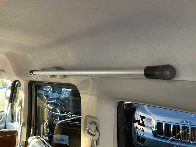 スズキ エブリィ ワゴン PZターボ スペシャル 東京都 2021(令3)年 5.6万km クールカーキPM 4WD/ターボ車/社外SDナビ　型式：CN-F1X10BLD/Bluetooth/フルセグTV/衝突被害軽減ブレーキ/車線逸脱警報装置/両側パワースライドドア/ETC/バックカメラ/プッシュスタート/スマートキー×2/シートヒーター/ドライブレコーダー/社外ステアリング（純正有り）/社外マフラー（純正有り）/社外フロントバンパー（純正有り）/社外テールランプ（純正有り）/スピーカー　/ルーフキャリア/マッドガード