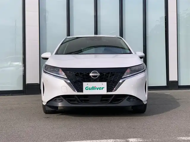 日産 ノート X 大阪府 2021(令3)年 5万km ピュアホワイトパール 社外ナビ/   CD/DVD/Bluetooth/USB/バックモニター/ステアリングスイッチ/ドライブレコーダー/コーナーセンサー/プッシュスタート/スマートキー/ビルトインＥＴＣ/三眼ＬＥＤライト