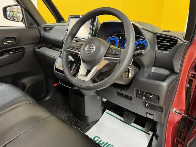 日産 ルークス HWS X プロパイロットED 群馬県 2021(令3)年 5.1万km スパークリングレッド/ブラック 2トーン 日産360°セーフティアシスト/・エマージェンシーブレーキ/・プロパイロット/・車線逸脱警報/・車線逸脱防止支援システム/・ハンドル支援/・先行車発進お知らせ/・速度標識表示/・道路標識表示/・ふらつき警報/・クリアランスソナー前後/・アダプティブLEDヘッドライトシステム/・踏み間違い衝突防止アシスト/・前方衝突予測警報/純正9インチナビゲーション/　CD/DVD/BT/フルセグ/MSV/iPod/AUX/　AppleCarPlay/AudroidAuto/アラウンドビューモニター/ビルドインETC/前後ドライブレコーダー/ステアリングスイッチ/スマートキー/プッシュスタート/LEDヘッドライト/フォグランプ/オートライト/両側ハンズフリーオートスライドドア/オートブレーキホールド/リヤシーリングファン/純正14インチAW/純正フロアマット/純正ドアバイザー/横滑り防止システム/電動格納ドアミラー