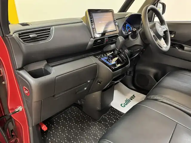 日産 ルークス HWS X プロパイロットED 群馬県 2021(令3)年 5.1万km スパークリングレッド/ブラック 2トーン 日産360°セーフティアシスト/・エマージェンシーブレーキ/・プロパイロット/・車線逸脱警報/・車線逸脱防止支援システム/・ハンドル支援/・先行車発進お知らせ/・速度標識表示/・道路標識表示/・ふらつき警報/・クリアランスソナー前後/・アダプティブLEDヘッドライトシステム/・踏み間違い衝突防止アシスト/・前方衝突予測警報/純正9インチナビゲーション/　CD/DVD/BT/フルセグ/MSV/iPod/AUX/　AppleCarPlay/AudroidAuto/アラウンドビューモニター/ビルドインETC/前後ドライブレコーダー/ステアリングスイッチ/スマートキー/プッシュスタート/LEDヘッドライト/フォグランプ/オートライト/両側ハンズフリーオートスライドドア/オートブレーキホールド/リヤシーリングファン/純正14インチAW/純正フロアマット/純正ドアバイザー/横滑り防止システム/電動格納ドアミラー