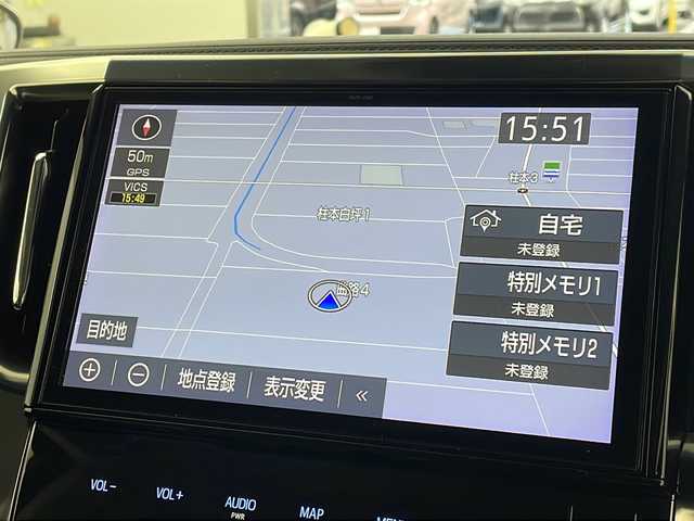 トヨタ アルファード S Cパッケージ 岐阜県 2018(平30)年 5.7万km ホワイトパールクリスタルシャイン モデリスタフルエアロ/モデリスタマフラー/純正メーカーナビ/　(AM/FM/CD/DVD/Bluetooth/フルセグTV)/バックカメラ/衝突軽減ブレーキ/レーンキープアシスト/コーナーセンサー/レーダークルーズコントロール/レザーシート/パワーシート/シートメモリ/シートヒーター/ベンチレーション/オットマン/ステアリングヒーター/両側パワースライドドア/ウッドコンビステアリング/ETC/純正アルミホイール/純正フロアマット/純正ドアバイザー