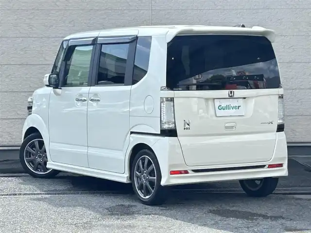 ホンダ Ｎ ＢＯＸ モデューロ X G ターボP 兵庫県 2013(平25)年 7万km プレミアムホワイト 社外ナビ/（CD/DVD/BT/SD)/ETC/フルセグTV/バックカメラ/両側パワースライドドア/クルーズコントロール/前後コーナーセンサー/オートライト/フォグランプ/電動格納ミラー/純正フロアマット/ドアバイザー/社外15インチホイール/取扱説明書・保証書