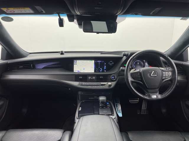 レクサス ＬＳ 500h Fスポーツ 群馬県 2018(平30)年 9.3万km ホワイトノーヴァガラスフレーク ４ＷＤ　ムーンルーフ　マークレビンソンオーディオ　純正ナビ　全周囲カメラ　ドラレコ　ビルトインＥＴＣ２．０　デジタルインナーミラー　シートベンチレーション　シートヒーター　ＬＴＡ　ＡＨＢ　禁煙車