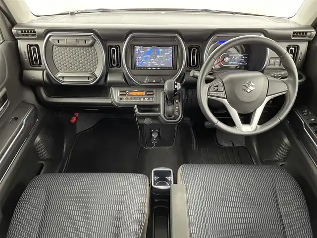 スズキ ハスラー Jスタイル 福岡県 2021(令3)年 1.2万km フェニックスレッドパール/ホワイト2トーンルーフ 社外ナビ（ＢＴ，フルセグＴＶ）　/バックカメラ　/前方ドライブレコーダー　/コーナーセンサー　/衝突軽減ブレーキ　/レーンキープ　/横滑り防止装置　/アイドリングストップ　/シートヒーター　/純正１５インチＡＷ　/ＬＥＤ