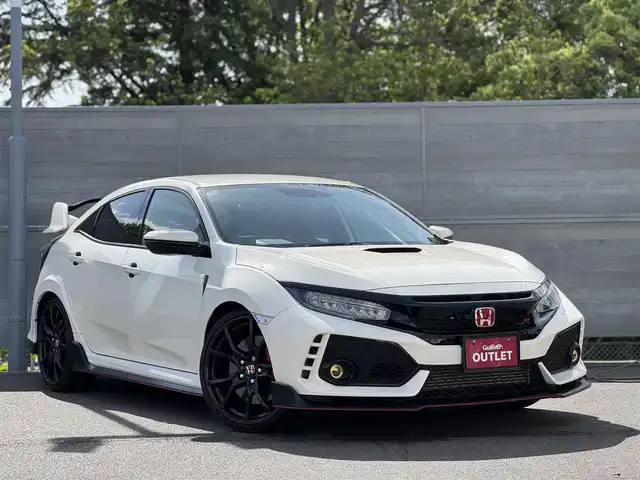 ホンダ シビック タイプR 三重県 2018(平30)年 1.5万km チャンピオンシップホワイト 純正SDナビ・フルセグTV/・DVD/CD/・Bluetooth/バックカメラ/クルーズコントロール/コムテック前後ドライブレコーダー/ビルトインETC/純正20インチアルミホイール/LEDヘッドライト/・オートライト/LEDフォグライト/プッシュエンジンスタート/スマートキー
