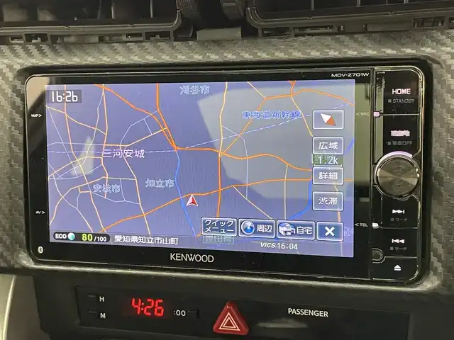 トヨタ ８６ GT 愛知県 2015(平27)年 9.5万km ピュアレッド 社外ナビ　バックカメラ　ＭＴ　禁煙車　フルセグＴＶ　ＤＶＤ　Ｂｌｕｅｔｏｏｔｈ　ＥＴＣ　クルーズコントロール　前後ドラレコ　オートライト　フォグランプ　純正１７インチアルミ　純正マット　スペアタイヤ