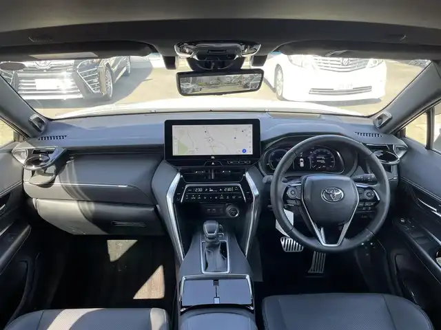 トヨタ ハリアー ハイブリッド Z レザーパッケージ 群馬県 2023(令5)年 1.1万km プラチナホワイトパールマイカ モデリスタフルエアロ　/モデリスタ２０インチＡＷ　/ＪＢＬサウンド　/純正ナビ・フルセグ・ＡｐｐｌｅＣａｒＰｌａｙ　/デジタルインナーミラー　/全周囲カメラ　/シートエアコン　/ハンドルヒーター　/ウェルカムライト/黒レザーシート/トヨタセーフティセンス/純正マット/純正AW車載