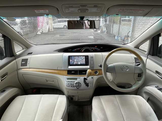 トヨタ エスティマ アエラス Gエディション 千葉県 2008(平20)年 7.9万km ホワイトパールクリスタルシャイン 純正HDDナビゲーション/（CD/DVD/SD/フルセグTV）/純正フリップダウンモニター/バックカメラ/両側パワースライドドア/ビルトインETC/キセノンライト/フォグライト/オートライト/電格ミラー/ドアバイザー/純正フロアマット/純正17インチアルミホイール