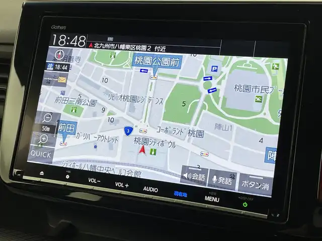 ホンダ ステップワゴン スパーダ クルスピセンシング 福岡県 2018(平30)年 5.2万km プレミアムスパークルブラックパール 後席モニター　/純正９型ナビ　/ビルトインＥＴＣ　/わくわくゲート　/ＡＣＣ　/ホンダセンシング　/衝突軽減ブレーキ　/レーンキープ　/アイドリングストップ　/両側電動スライドドア　/ハーフレザー　/シートヒーター　/ＬＥＤ