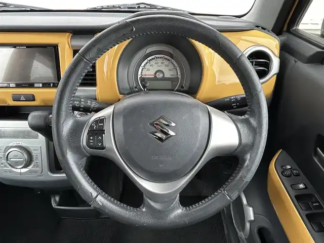 スズキ ハスラー X 群馬県 2016(平28)年 7.1万km アクティブイエロー/ブラック2トーンルーフ ワンオーナー/純正メモリーナビ/(DISC/SD/FM/AM/フルセグTV/Bluetooth/iPod/USB)/デュアルカメラブレーキサポート/ふらつき警報機能/純正アルミホイール/ビルトインETC/前席左右シートヒーター/ステアリングスイッチ/アイドリングストップ/プッシュスタート/フォグランプ/保証書/取扱説明書