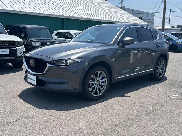マツダ ＣＸ－５ XD エクスクルーシブモード 愛知県 2019(平31)年 3.3万km マシーングレープレミアムM 純正マツダコネクトナビ/（フルセグ、Bluetooth、CD・DVD、FM・AM）/３６０°ビュー・モニター/Ｂｏｓｅサウンドシステム/運転席＆助手席シートヒーター、シートクーラー/衝突軽減ブレーキ/本革シート/レーダークルーズコントロール/ステアリングヒーター/LEDヘッドライト/ETC/コーナーセンサー/自動防眩ルームミラー/スペアキー1本/取説/保証書