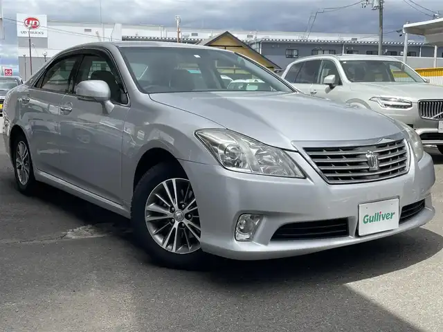 トヨタ クラウン ロイヤル Rサルーン スペシャルナビP 宮城県 2012(平24)年 10.9万km シルバーM 登録時走行距離108502km/HDDナビ/フルセグテレビ/バックカメラ/ウィンカーミラー/クルーズコントロール/ドアバイザー/プッシュスタート/ETC/HID
