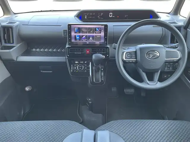 ダイハツ タント カスタム X 愛媛県 2019(令1)年 2.5万km シャイニングホワイトパール スマートパノラマパーキングパック/・スマートパノラマパーキングアシスト/・フロント/サイド/バックカメラ/・ステアリングスイッチ(オーディオ/パノラマモニター/駐車支援用)/＝＝＝＝＝/純正9インチナビ(NSZN-Y69DS)/・AM/FM/CD/DVD/USB/Bluetooth/フルセグTV/両側パワースライドドア(ワンタッチオープン機能/ウェルカムオープン機能/タッチ＆ゴーロック機能付)/運転席ロングスライドシート/スマートアシスト/・衝突回避支援ブレーキ機能/衝突警報機能/・車線逸脱抑制制御機能/車線逸脱警報機能/・ふらつき警報/先行車発進お知らせ機能/標識認識機能/・オートハイビーム/コーナーセンサー/プッシュスタート/スマートキー×2本