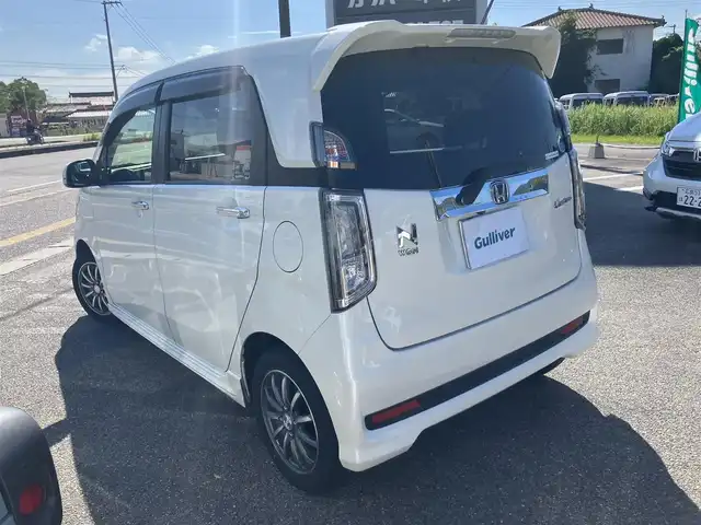 ホンダ Ｎ ＷＧＮ カスタム G Aパッケージ 広島県 2014(平26)年 5.6万km プレミアムホワイトパール ワンオーナー/純正ナビ・ワンセグTV/BTオーディオ/ハーフレザーシート/HIDオートライト/あんしんパッケージ/クルーズコントロール/ETC/スマートキー