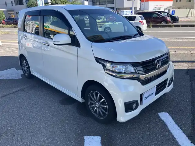 ホンダ Ｎ ＷＧＮ カスタム G Aパッケージ 広島県 2014(平26)年 5.6万km プレミアムホワイトパール ワンオーナー/純正ナビ・ワンセグTV/BTオーディオ/ハーフレザーシート/HIDオートライト/あんしんパッケージ/クルーズコントロール/ETC/スマートキー