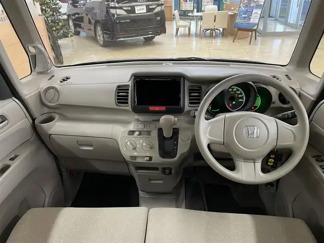 ホンダ Ｎ ＢＯＸ ＋ G 道央・札幌 2013(平25)年 2.6万km チェリーシェルピンクメタリック ・4WD/・車いす仕様車/・スロープ/電動ウインチ/・横滑り防止/・キーレス/・電格ミラー/・ミラーヒーター/・冬タイヤ14インチホイル積込