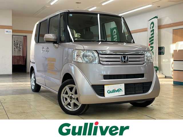 ホンダ Ｎ ＢＯＸ ＋ G 道央・札幌 2013(平25)年 2.6万km チェリーシェルピンクメタリック ・4WD/・車いす仕様車/・スロープ/電動ウインチ/・横滑り防止/・キーレス/・電格ミラー/・ミラーヒーター/・冬タイヤ14インチホイル積込