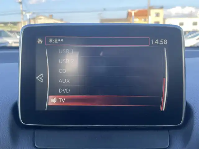 マツダ デミオ 13S ツーリング Lパッケージ 群馬県 2016(平28)年 3.9万km スモーキーローズマイカ (株)IDOMが運営する【じしゃロン伊勢崎店】の自社ローン専用車両になりますこちらは現金またはオートローンご利用時の価格です。自社ローンご希望の方は別途その旨お申付け下さい/純正SDナビ/・FM AM CD/DVD Bluetooth USB AUX aha /フルセグTV/バックカメラ/アイドリングストップ/ETC/ドライブレコーダー/純正フロアマット/ハーフレザー/シートヒーター(D/N席)/純正15インチアルミホイール/横滑り防止装置/レーンキープアシスト/盗難防止装置/オートライト/オートマチックハイビーム/ダブル＋サイドエアバッグ/衝突被害軽減システム/取扱説明書/保証書