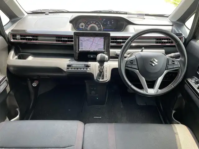 スズキ ワゴンＲ スティングレー HYBRID T 福岡県 2017(平29)年 10.8万km ムーンライトバイオレットPM スズキセーフティサポート/レーンキープアシスト　/盗難防止/エアバッグ/SDナビ/BT/フルセグTV/CDチェンジャー/純正アルミホイール/純正フロアマット/USB/ETC/LED/クルコン/ターボ