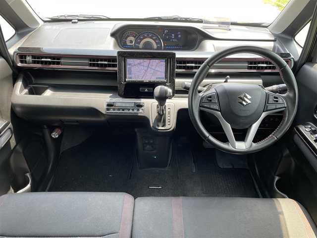 スズキ ワゴンＲ スティングレー HYBRID T 福岡県 2017(平29)年 10.8万km ムーンライトバイオレットPM スズキセーフティサポート/レーンキープアシスト　/盗難防止/エアバッグ/SDナビ/BT/フルセグTV/CDチェンジャー/純正アルミホイール/純正フロアマット/USB/ETC/LED/クルコン/ターボ