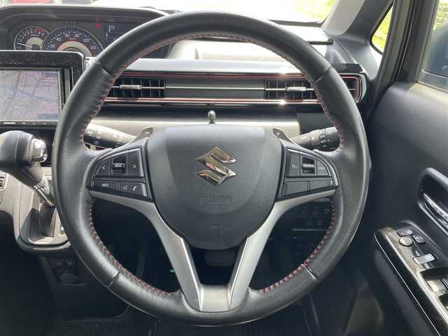 スズキ ワゴンＲ スティングレー HYBRID T 福岡県 2017(平29)年 10.8万km ムーンライトバイオレットPM スズキセーフティサポート/レーンキープアシスト　/盗難防止/エアバッグ/SDナビ/BT/フルセグTV/CDチェンジャー/純正アルミホイール/純正フロアマット/USB/ETC/LED/クルコン/ターボ