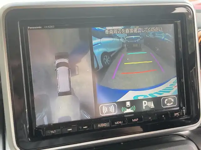 スズキ スペーシア ギア HYBRID XZターボ 長崎県 2020(令2)年 7万km ブリスクブルーメタリック/ガンメタリック2トーンルーフ 衝突被害軽減ブレーキ/ディーラーOP・SDナビ【CN-RZ853】/・Bluetooth接続/・フルセグTV/・DVD再生/全方位カメラ・バックカメラ/両側パワースライドドア/クルーズコントロール/レーンキープアシスト/後席サーキュレーター/ビルトインETC/シートヒーター/LEDオートヘッドライト/パドルシフト/ヘッドアップディスプレイ/ステアリングスイッチ/ルーフレール
