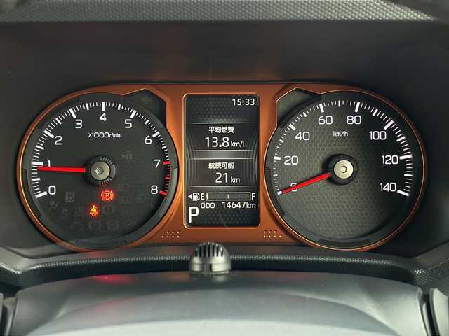 ダイハツ タフト G ターボ 岐阜県 2023(令5)年 1.5万km フォレストカーキメタリック 登録時走行距離：14646km/ナビ/フルセグテレビ・BT/バックカメラ/クルーズコントロール/前後コーナーセンサー/衝突被害軽減ブレーキ/シートヒーター/オートライト/LEDヘッドライト/前方ドライブレコーダー/ETC/アイドリングストップ/プッシュスタート/スマートキー/純正16インチアルミホイール/アイドリングストップ/社外フロアマット/ターボ車/スペアキー