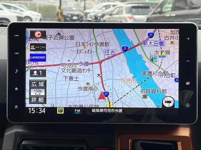 ダイハツ タフト G ターボ 岐阜県 2023(令5)年 1.5万km フォレストカーキメタリック 登録時走行距離：14646km/ナビ/フルセグテレビ・BT/バックカメラ/クルーズコントロール/前後コーナーセンサー/衝突被害軽減ブレーキ/シートヒーター/オートライト/LEDヘッドライト/前方ドライブレコーダー/ETC/アイドリングストップ/プッシュスタート/スマートキー/純正16インチアルミホイール/アイドリングストップ/社外フロアマット/ターボ車/スペアキー