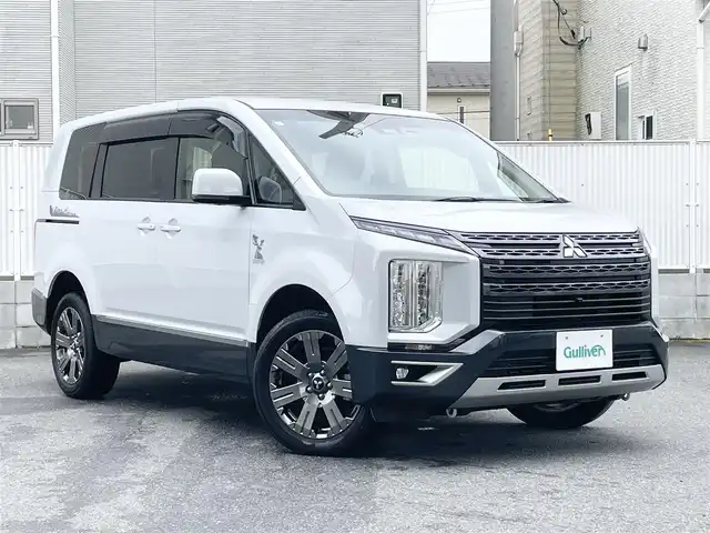 三菱 デリカＤ：５ ジャスパー 栃木県 2023(令5)年 1.7万km ホワイトダイヤモントド/グラファイトグレーメタリック ワンオーナー/e-Assist(運転支援機能)/・衝突被害軽減ブレーキシステム［FCM］/・車線逸脱警報システム［LDW］/・レーダークルーズコントロールシステム［ACC］/・オートマチックハイビーム［AHB］/・誤発進抑制機能(前進時)/・後側方車両検知警報システム(レーンチェンジアシスト機能付)［BSW/LCA］/・後退時車両検知警報システム［RCTA］/マルチアラウンドモニター/アルパイン11インチSDナビ(EX11NX)/・地デジ(12セグ/ワンセグ)/・Bluetooth/・DVD/CD/SD/・HDMI/USB/・ダブルゾーン/・AppleCarPlay/アルパイン12.8インチリアビジョン/アルパイン前後方ドライブレコーダー/両側パワースライドドア/エレクトロニックテールゲート/電動サイドステップ(LEDステップ照明付)/運転席パワーシート/運転席・助手席シートヒーター/ステアリングヒーター/ETC/電動パーキングブレーキ/ブレーキオートホールド /マルチLEDヘッドライト/18インチアルミホイール