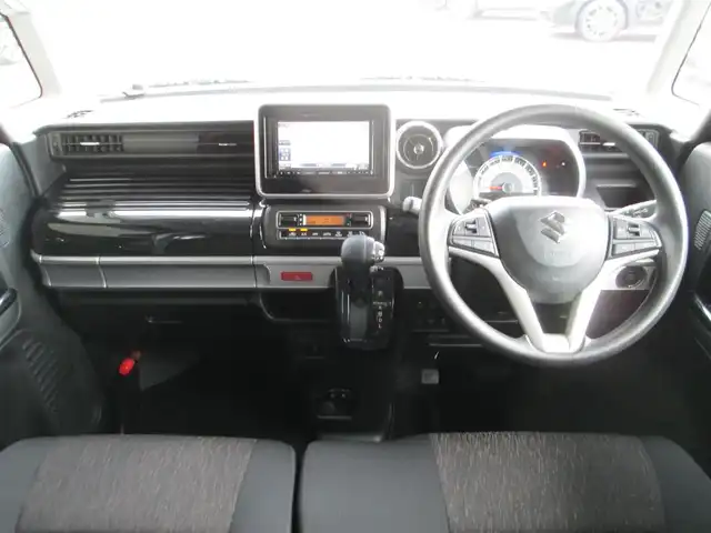 スズキ スペーシア カスタム HYBRID GS 千葉県 2020(令2)年 4.2万km ブルーイッシュブラックパール3 社外ナビ【ワンセグTV/BT/SD】/バックカメラ/デュアルカメラブレーキサポート/片側パワースライドドア/LEDヘッドライト&LEDフォグランプ/レーダークルーズコントロール/車線逸脱防止装置/アイドリングストップ/ナビ連動ステアリングスイッチ/運転席シートヒーター/リアコーナーセンサー/社外前後ドライブレコーダー/ETC/スペアキー/取扱説明書/新車時保証書