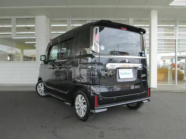 スズキ スペーシア カスタム HYBRID GS 千葉県 2020(令2)年 4.2万km ブルーイッシュブラックパール3 社外ナビ【ワンセグTV/BT/SD】/バックカメラ/デュアルカメラブレーキサポート/片側パワースライドドア/LEDヘッドライト&LEDフォグランプ/レーダークルーズコントロール/車線逸脱防止装置/アイドリングストップ/ナビ連動ステアリングスイッチ/運転席シートヒーター/リアコーナーセンサー/社外前後ドライブレコーダー/ETC/スペアキー/取扱説明書/新車時保証書