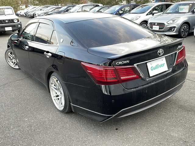 トヨタ クラウン アスリート S 道東・釧路十勝 2015(平27)年 7.3万km ブラック 純正HDDナビ/バックカメラ/フルセグ/社外19インチサマーアルミ（WORK）/純正18インチスタッドレスアルミ積込/車高調/クルーズコントロール/ETC