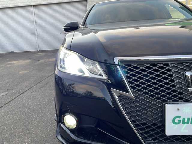 トヨタ クラウン アスリート S 道東・釧路十勝 2015(平27)年 7.3万km ブラック 純正HDDナビ/バックカメラ/フルセグ/社外19インチサマーアルミ（WORK）/純正18インチスタッドレスアルミ積込/車高調/クルーズコントロール/ETC