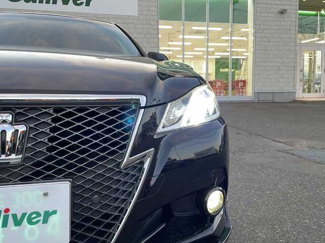 トヨタ クラウン アスリート S 道東・釧路十勝 2015(平27)年 7.3万km ブラック 純正HDDナビ/バックカメラ/フルセグ/社外19インチサマーアルミ（WORK）/純正18インチスタッドレスアルミ積込/車高調/クルーズコントロール/ETC