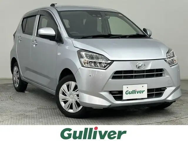 ダイハツ ミラ イース X SAⅢ 道央・札幌 2020(令2)年 2.8万km ブライトシルバーメタリック ・４WD/・ケンウッド製メモリーナビ/　CD/DVD/SD/USB/AUX/・バックカメラ/・ETC/・ドライブレコーダー前方＋室内/・スマートアシストIII/・衝突被害軽減ブレーキ/・レーンキープアシスト/・クリアランスソナー前後/・アイドリングストップ/・横滑り防止装置/・セキュリティアラーム/・オートマチックハイビーム/・ヘッドランプレベライザー/・LEDヘッドライト/・社外フロアマット/・ドアバイザー/・リモコンキー