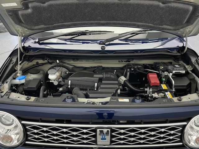 スズキ ラパン モード 長野県 2021(令3)年 3.2万km 紺 4WD/社外SDナビ&フルセグTV&CD&UBS&BT/衝突軽減ブレーキ/コーナーセンサー/前席シートヒーター/ステアリングスイッチ/全方位カメラ/ビルトインETC2.0/HIDヘッドライト/オートライト/オートマチックハイビーム/電動格納ミラー/純正フロアマット/プッシュスタート/スマートキー