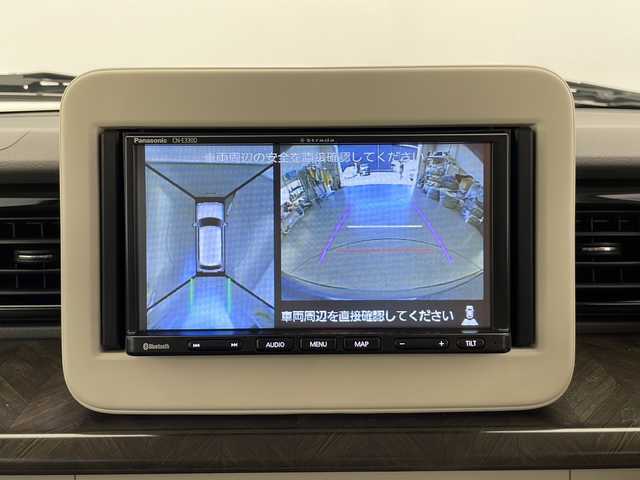 スズキ ラパン モード 長野県 2021(令3)年 3.2万km 紺 4WD/社外SDナビ&フルセグTV&CD&UBS&BT/衝突軽減ブレーキ/コーナーセンサー/前席シートヒーター/ステアリングスイッチ/全方位カメラ/ビルトインETC2.0/HIDヘッドライト/オートライト/オートマチックハイビーム/電動格納ミラー/純正フロアマット/プッシュスタート/スマートキー