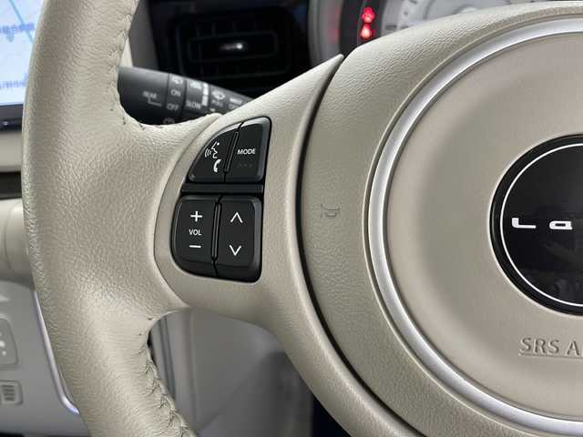 スズキ ラパン モード 長野県 2021(令3)年 3.2万km 紺 4WD/社外SDナビ&フルセグTV&CD&UBS&BT/衝突軽減ブレーキ/コーナーセンサー/前席シートヒーター/ステアリングスイッチ/全方位カメラ/ビルトインETC2.0/HIDヘッドライト/オートライト/オートマチックハイビーム/電動格納ミラー/純正フロアマット/プッシュスタート/スマートキー