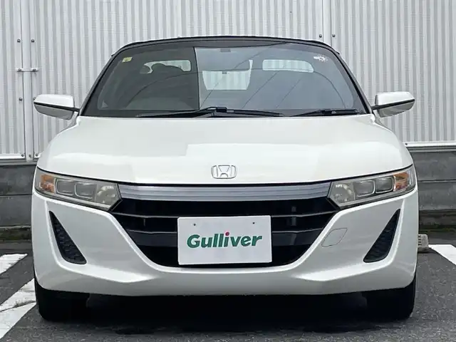 ホンダ Ｓ６６０ α 群馬県 2016(平28)年 9万km プレミアムスターホワイトP プッシュスタート/オープンカー/MT車両/ETC/スマホ連携純正ナビ（FM・AM/BT）/HDMI・AUX・USB端子/バックカメラ/本革レザーシート/LEDオートライト/オートエアコン/エアバッグ