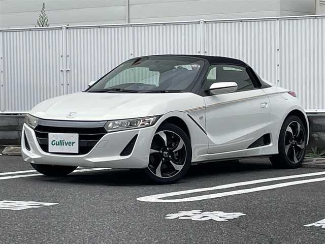 ホンダ Ｓ６６０ α 群馬県 2016(平28)年 9万km プレミアムスターホワイトP プッシュスタート/オープンカー/MT車両/ETC/スマホ連携純正ナビ（FM・AM/BT）/HDMI・AUX・USB端子/バックカメラ/本革レザーシート/LEDオートライト/オートエアコン/エアバッグ